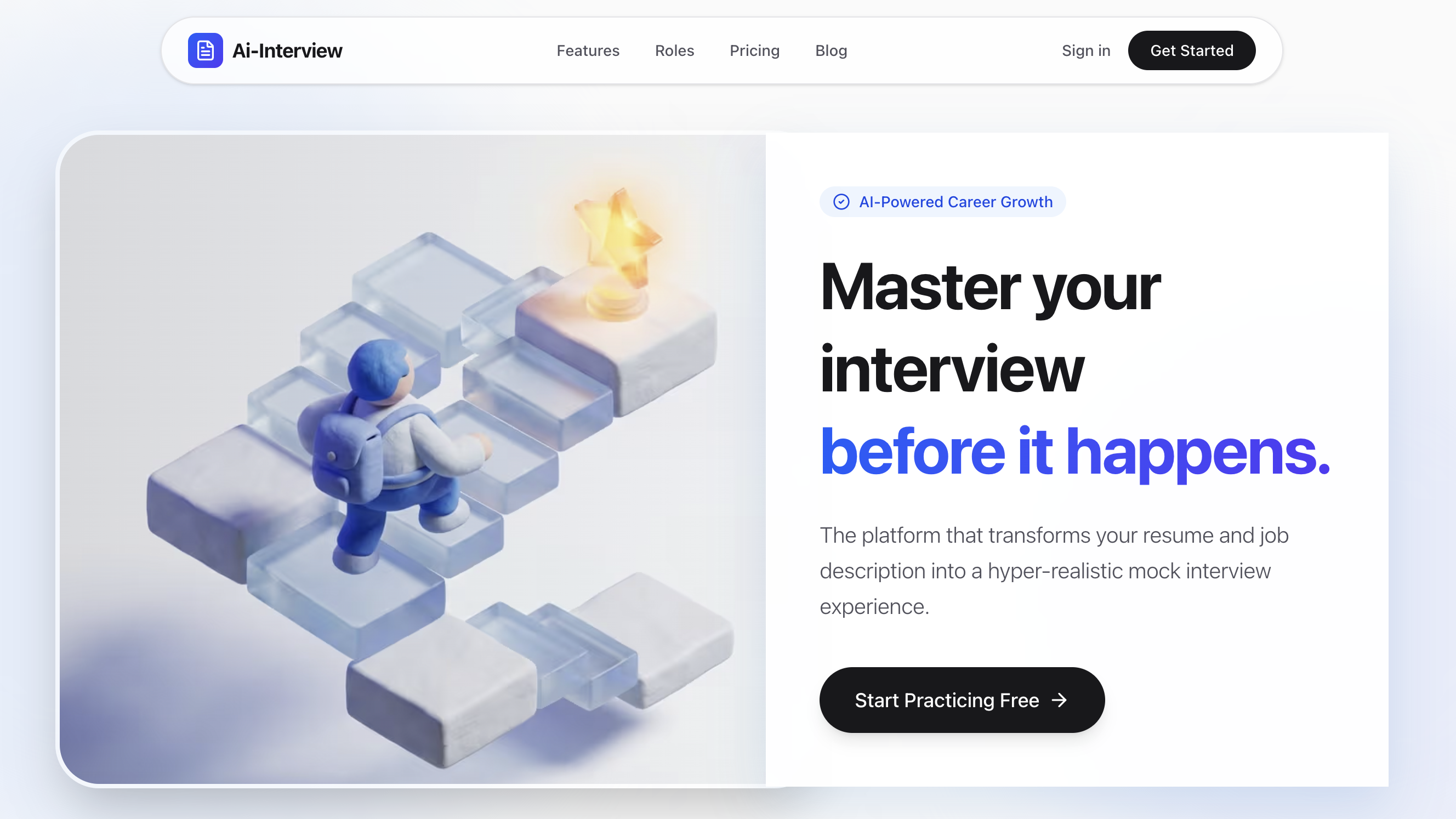 AI Interview Preparation Screenshot